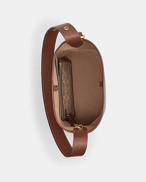 OUVALIA Luxury Edit | Coach BLEECKER BUCKET BAG IN SIGNATURE CANVAS