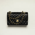 OUVALIA Luxury Edit | Chanel Classic Handbag Grained Calfskin & Gold-Tone Metal