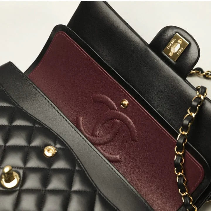OUVALIA Luxury Edit | Chanel Classic HandBag Lambskin Black