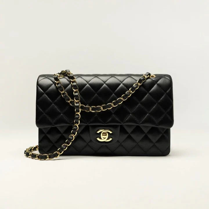 OUVALIA Luxury Edit | Chanel Classic HandBag Lambskin Black