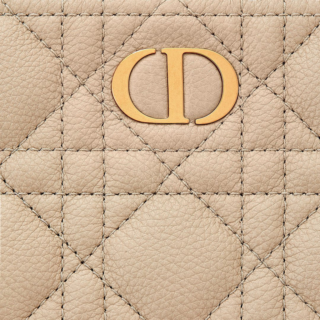 OUVALIA Luxury Edit | Dior Large Caro Daily Pouch Sand-Colored Supple Cannage Calfskin