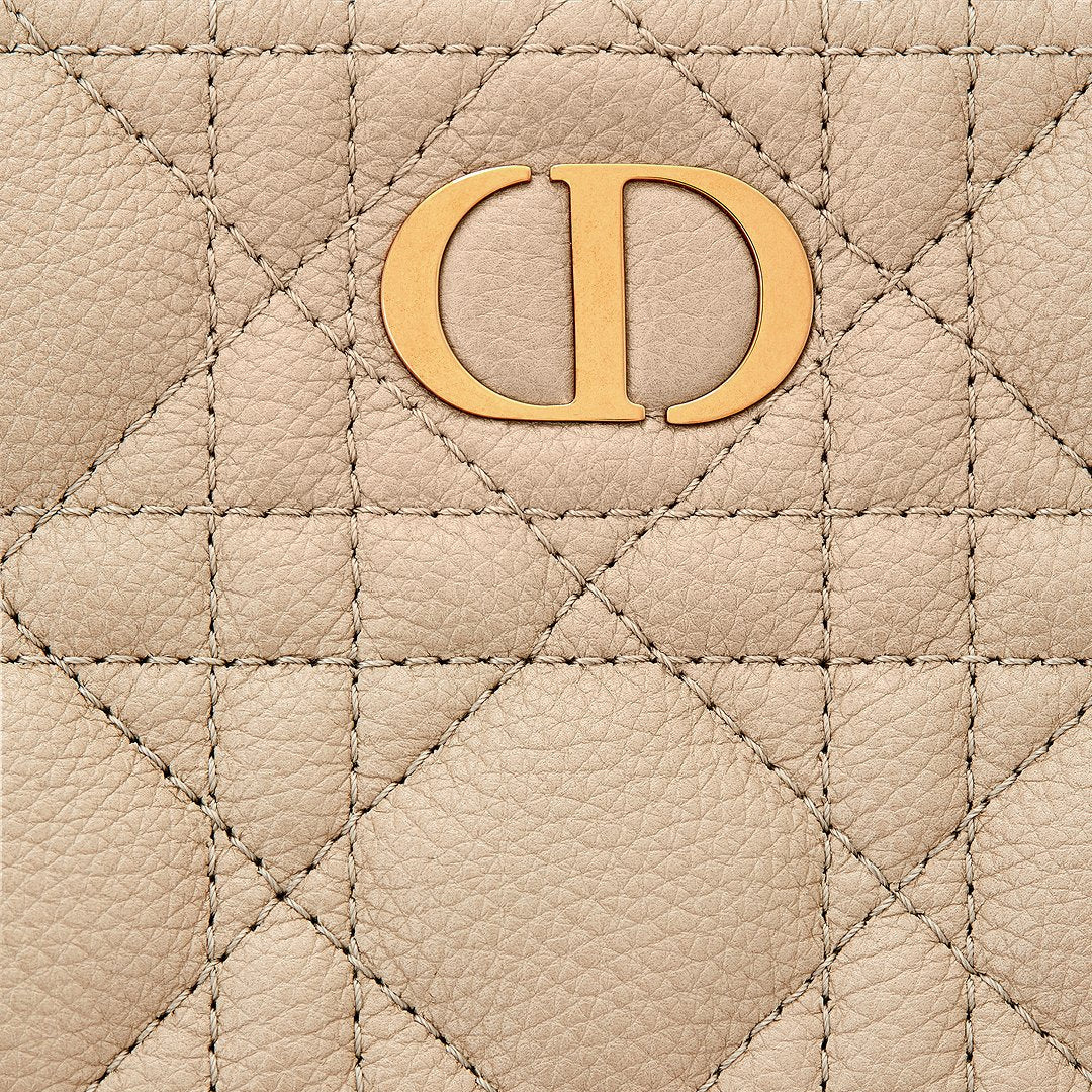 OUVALIA Luxury Edit | Dior Large Caro Daily Pouch Sand-Colored Supple Cannage Calfskin