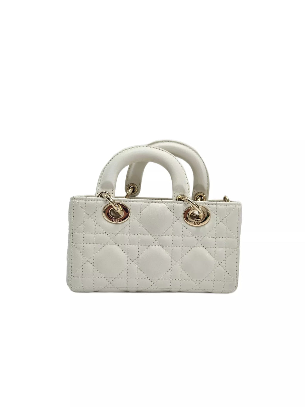 OUVALIA Luxury Edit | Dior Lady Small Bag Sheepskin With a Soft Beige Cannage Patter