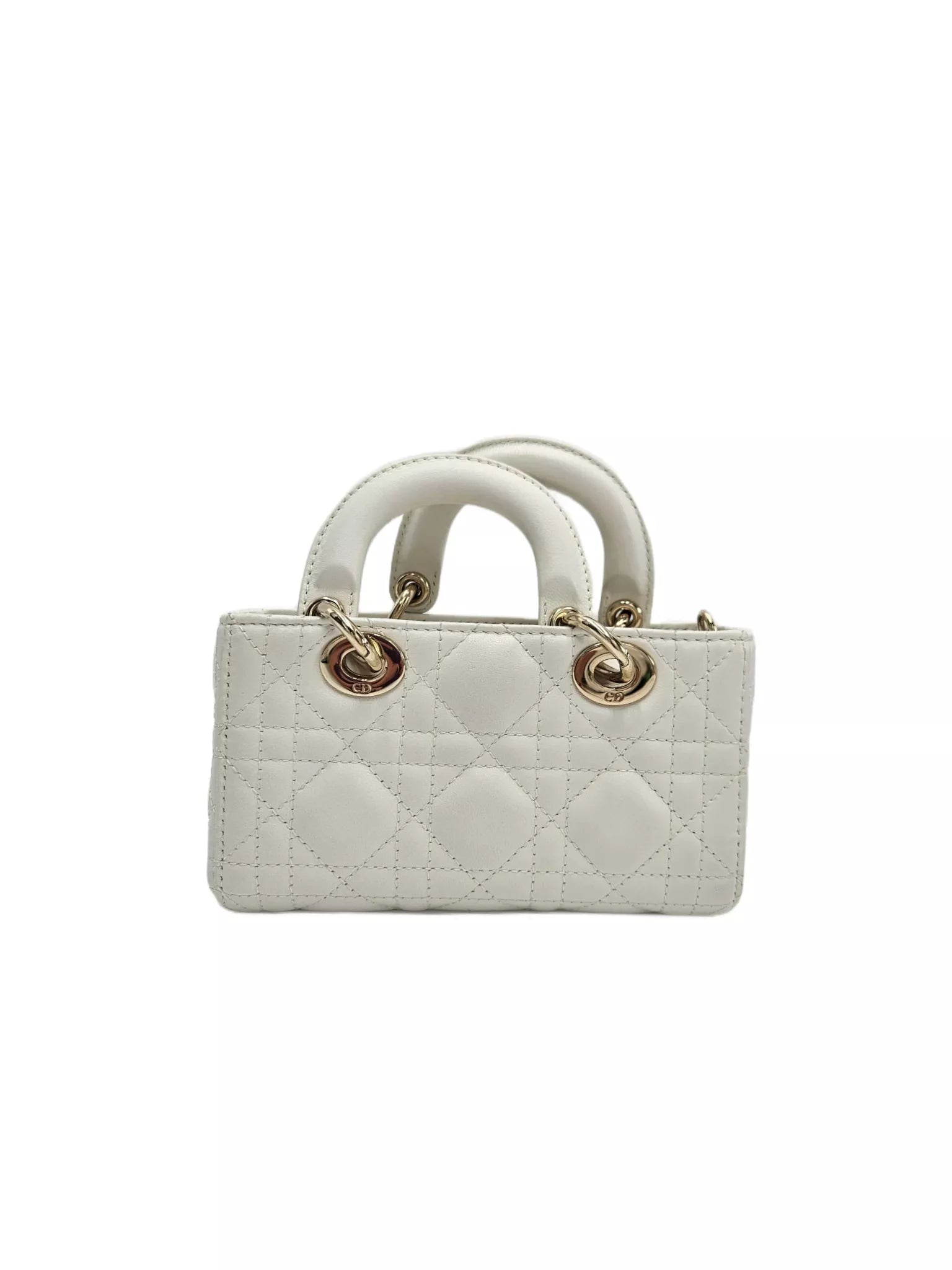 OUVALIA Luxury Edit | Dior Lady Small Bag Sheepskin With a Soft Beige Cannage Patter