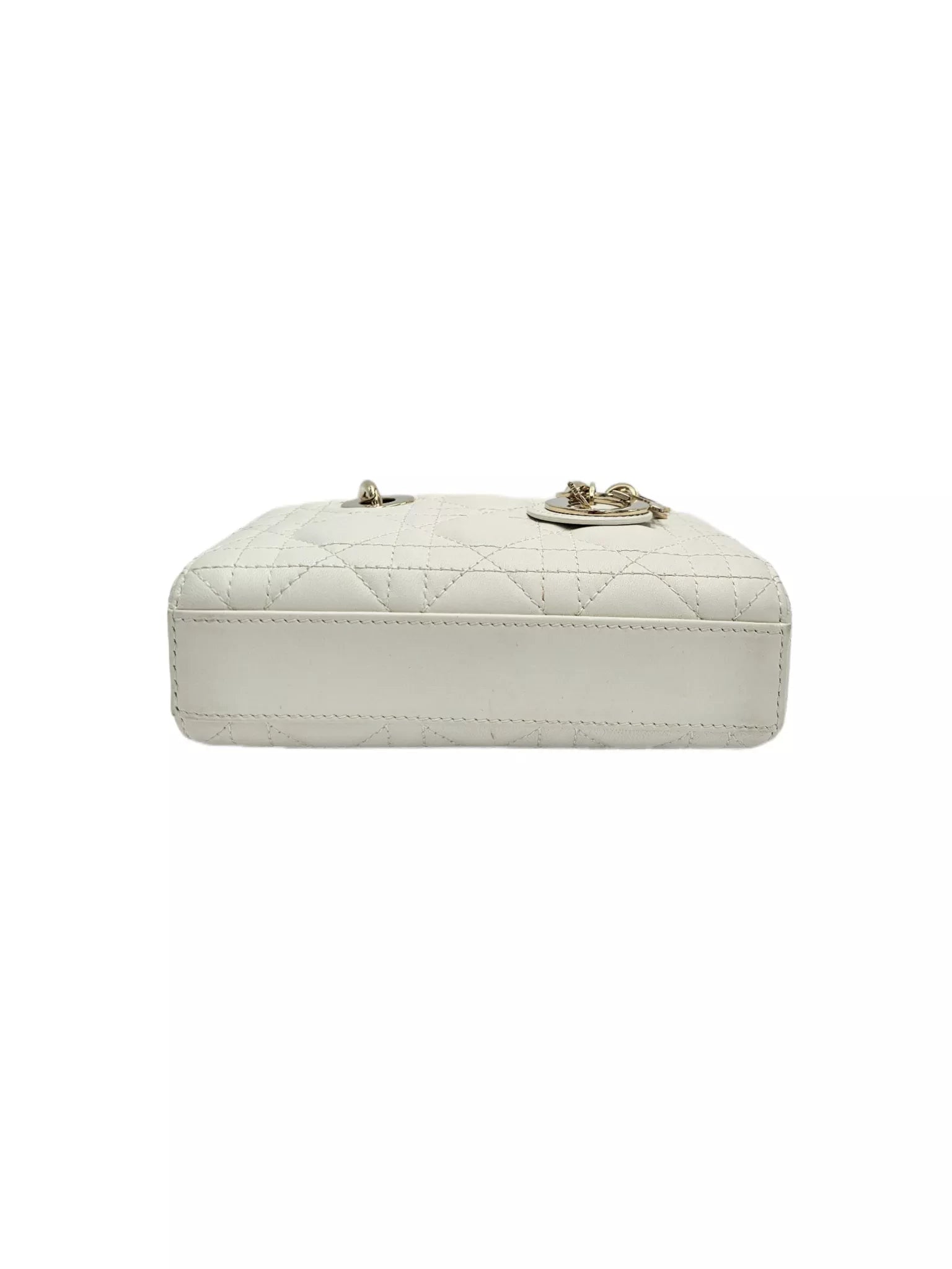 OUVALIA Luxury Edit | Dior Lady Small Bag Sheepskin With a Soft Beige Cannage Patter