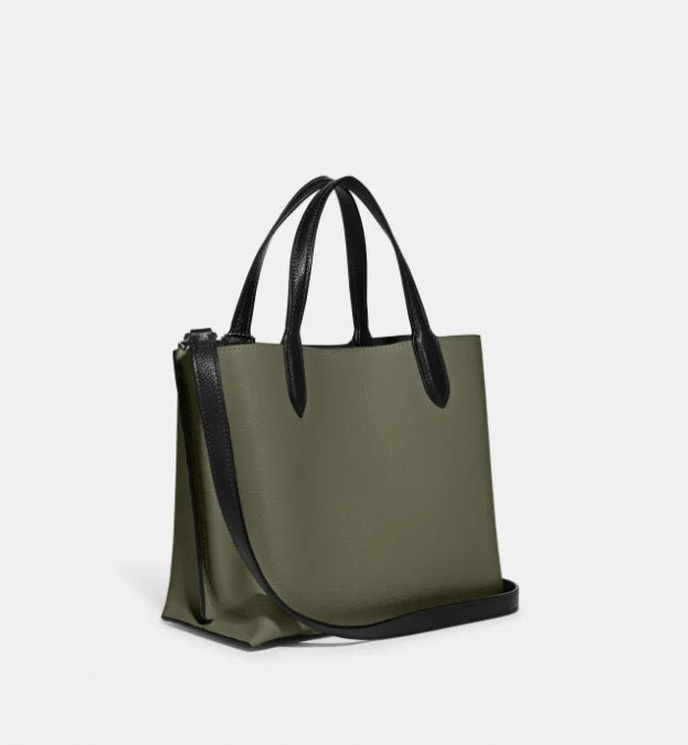 OUVALIA Luxury Edit | Coach Willow Tote 24 In Colorblock With Signature Canvas