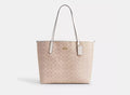 OUVALIA Luxury Edit | Coach City Tote Bag In Signature Canvas