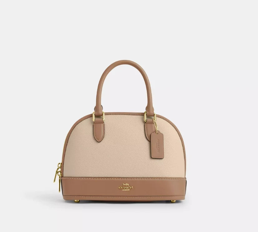 OUVALIA Luxury Edit | Coach Sabrina Satchel Bag In Colorblock