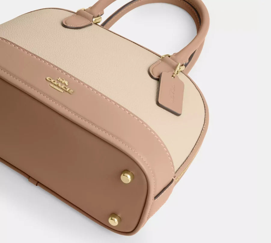 OUVALIA Luxury Edit | Coach Sabrina Satchel Bag In Colorblock