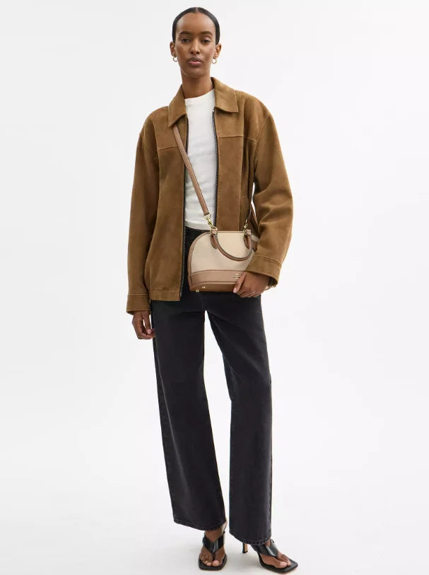 OUVALIA Luxury Edit | Coach Sabrina Satchel Bag In Colorblock