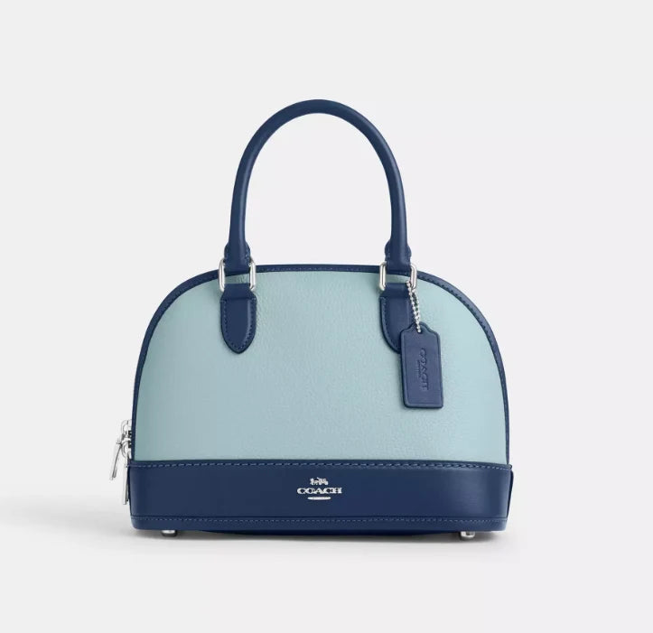 OUVALIA Luxury Edit | Coach Sabrina Satchel Bag In Colorblock