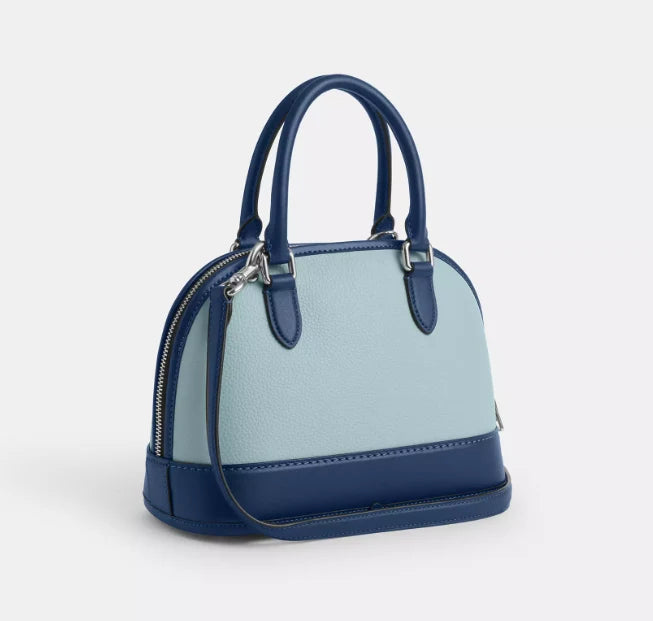 OUVALIA Luxury Edit | Coach Sabrina Satchel Bag In Colorblock