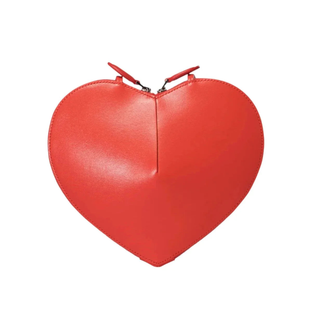 OUVALIA Luxury Edit | Alaïa Laque Le Coeur Heart-Shaped Bag – Red Patent Leather Mini Crossbody