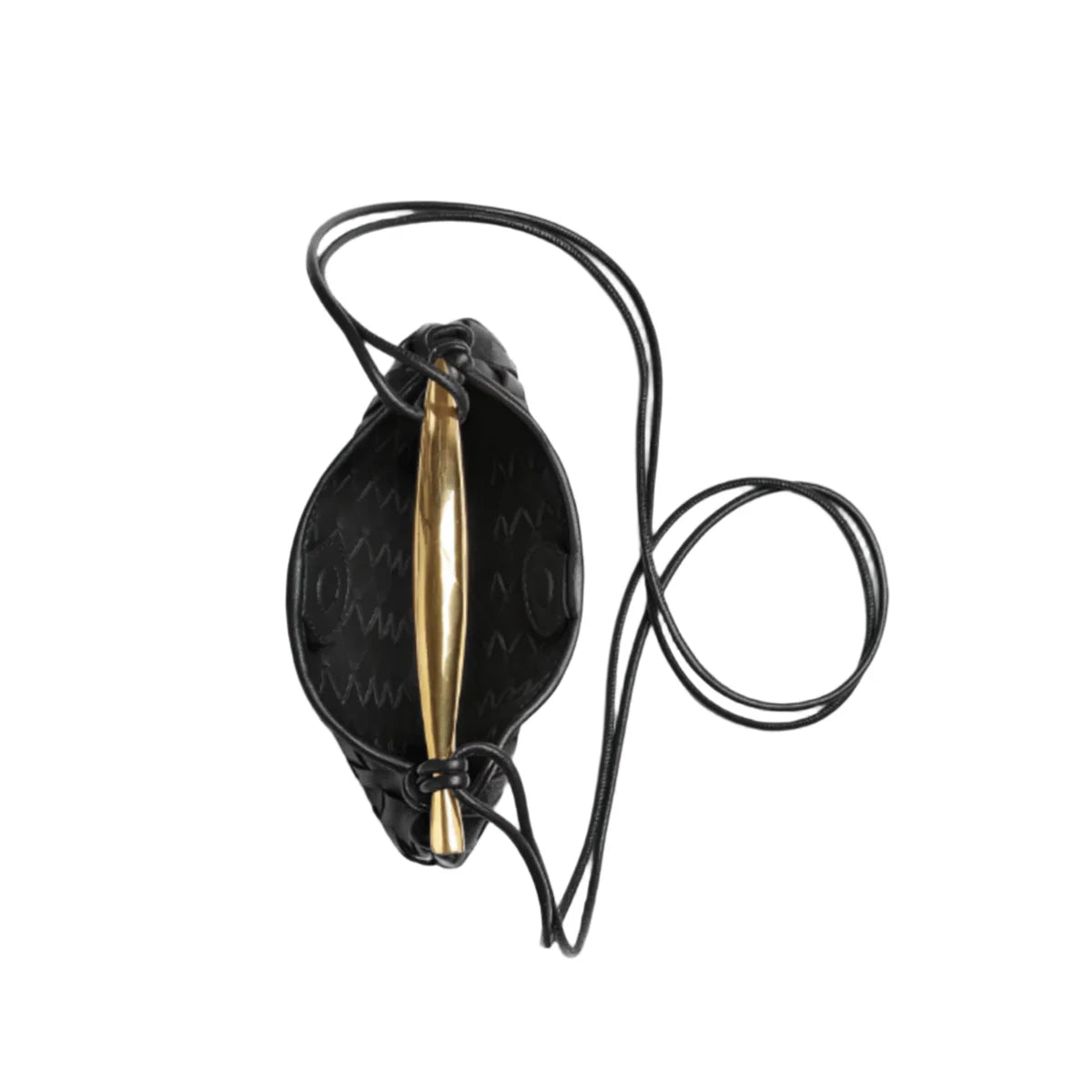 OUVALIA Luxury Edit | Bottega Veneta Baby Sardine Bag – Black Intrecciato Leather