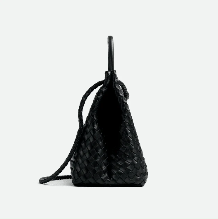 OUVALIA Luxury Edit | Bottega Veneta Large Andiamo Black