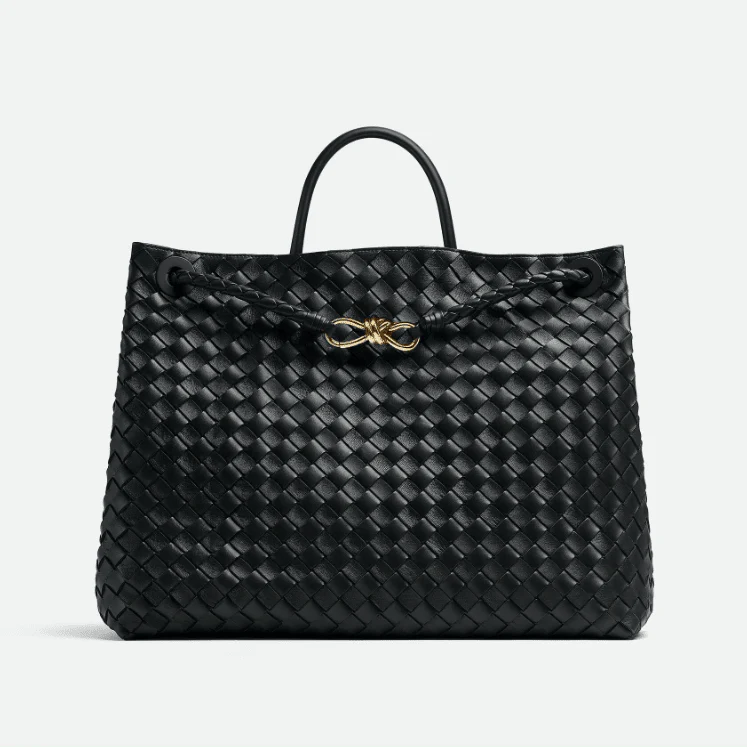 OUVALIA Luxury Edit | Bottega Veneta Large Andiamo Black
