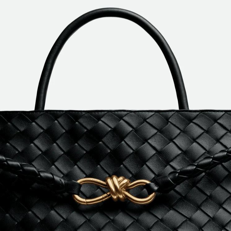 OUVALIA Luxury Edit | Bottega Veneta Large Andiamo Black