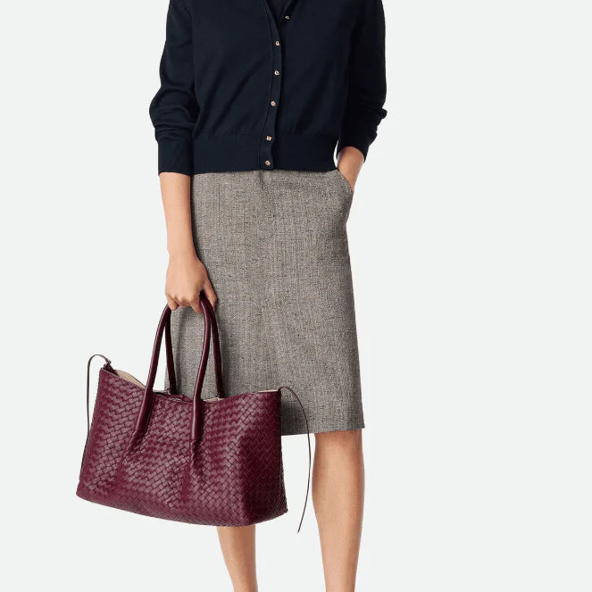 OUVALIA Luxury Edit | Bottega Veneta Medium Pinacoteca Reversible Leather Tote Bag