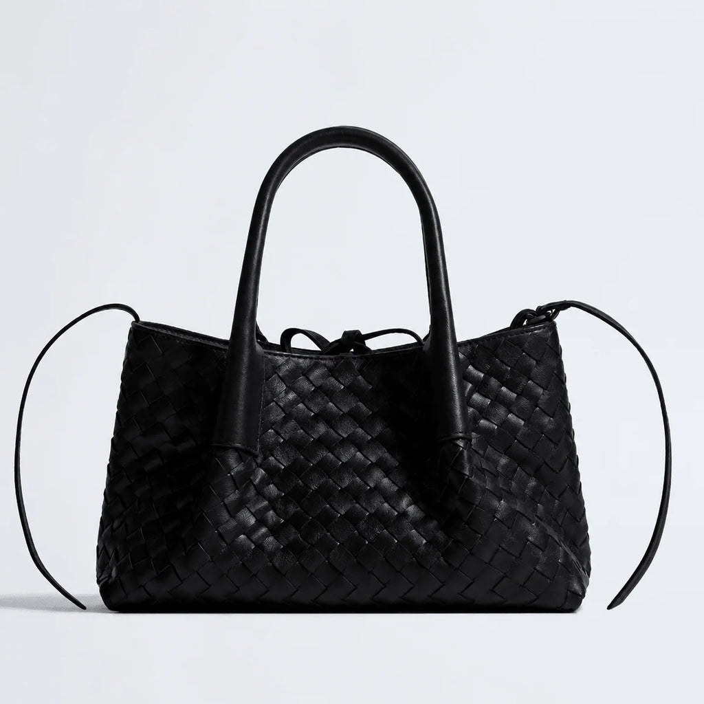 OUVALIA Luxury Edit | Bottega Veneta Small Pinacoteca Bag Black