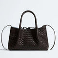 OUVALIA Luxury Edit | Bottega Veneta Small Pinacoteca Bag Espresso Mineral