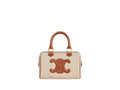OUVALIA Luxury Edit | Celine Small Boston Cuir Triomphe In Textile And Calfskin