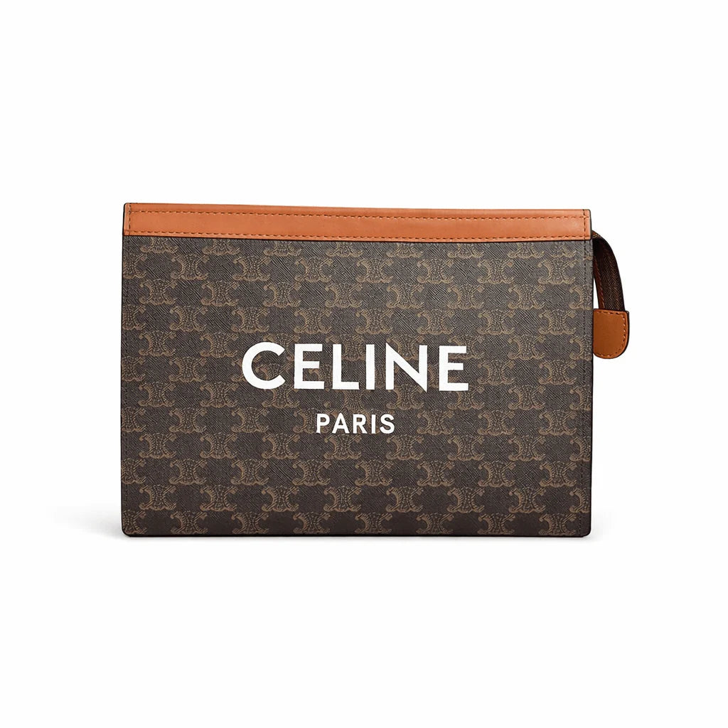 OUVALIA Luxury Edit | Celine Small Pouch With Celine Print