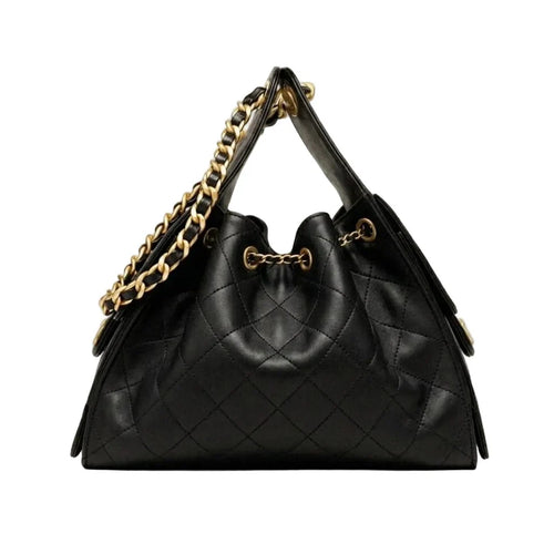 OUVALIA Luxury Edit | Chanel 25 Handbag Small Black