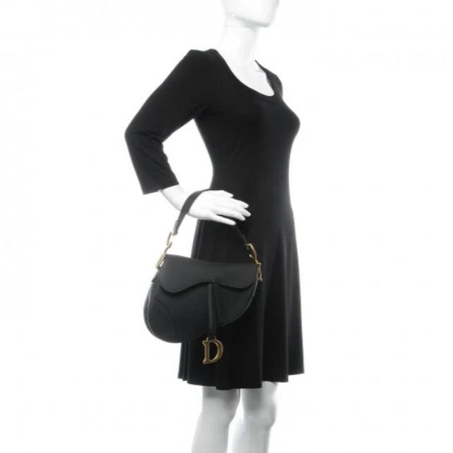 OUVALIA Luxury Edit | Dior Black Saddle Bag
