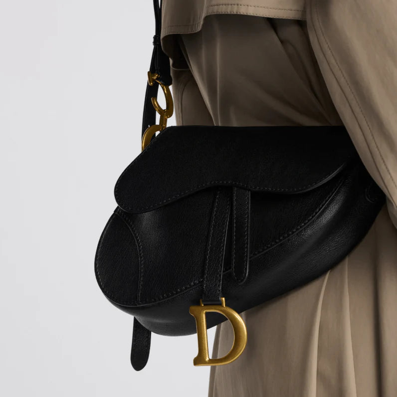OUVALIA Luxury Edit | Dior Black Saddle Bag