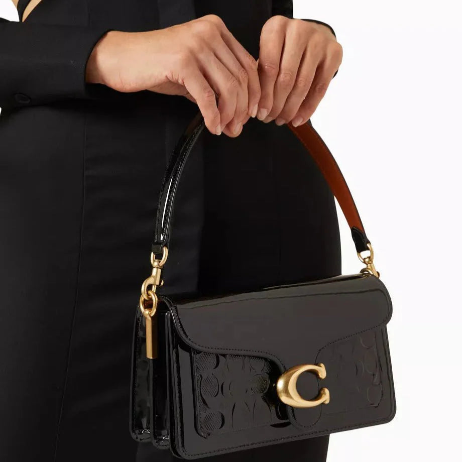OUVALIA Luxury Edit | Coach Signature Leather Bag