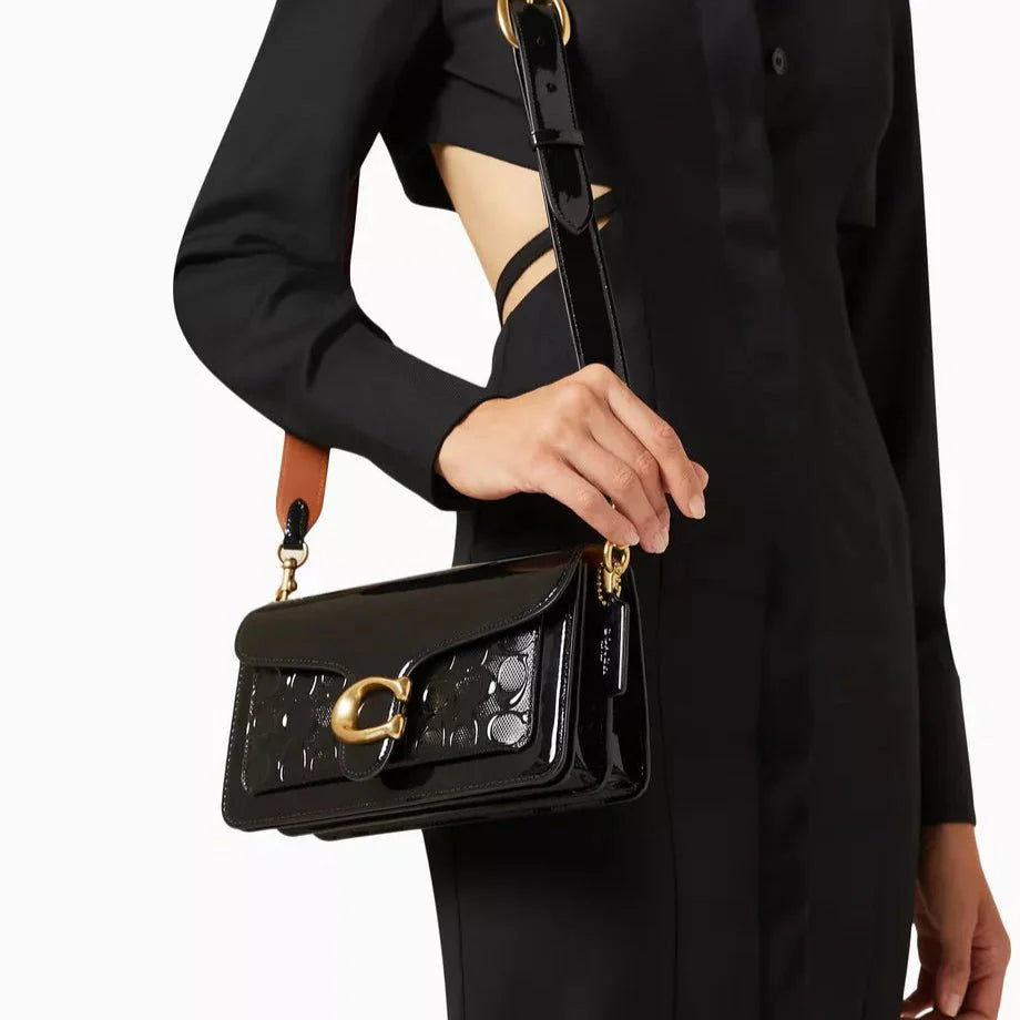OUVALIA Luxury Edit | Coach Signature Leather Bag