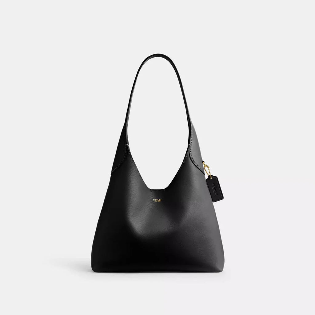 OUVALIA Luxury Edit | Coach Brooklyn Shoulder Bag 34 Brass/Black