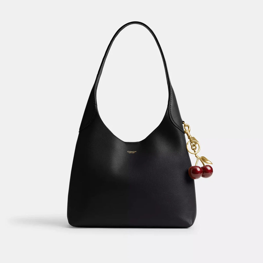 OUVALIA Luxury Edit | Coach Brooklyn Shoulder Bag 34 Brass/Black