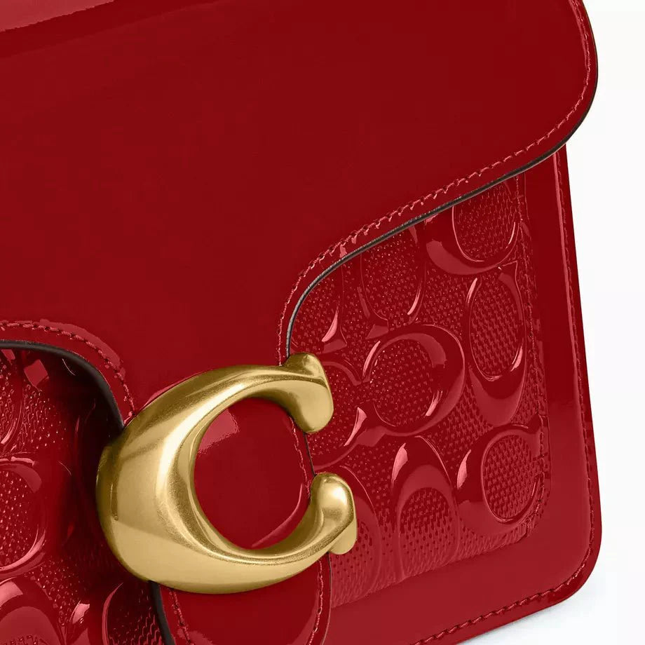 OUVALIA Luxury Edit | Coach Red Tabby Shoulder Bag 26 - Signature Leather