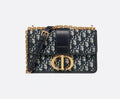 OUVALIA Luxury Edit | Dior 30 MontaigneI Chain Bag Blue Oblique Jacquard