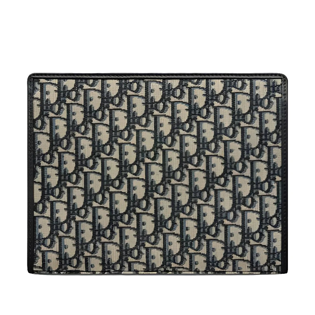 OUVALIA Luxury Edit | Dior Medium 30 Montaigne Pouch Blue Oblique Jacquard