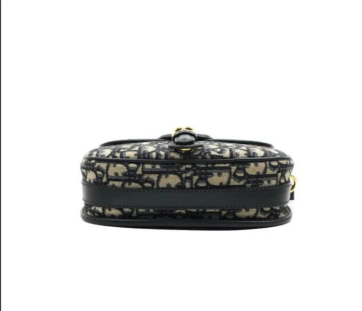 OUVALIA Luxury Edit | Dior Medium Bobby Bag Blue Oblique Jacquard Canvas