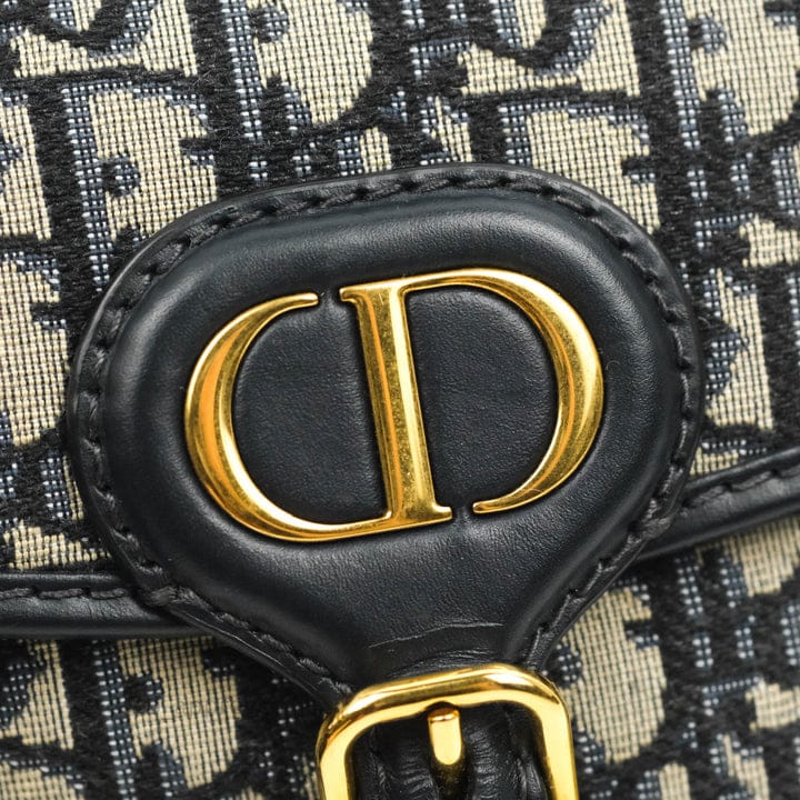 OUVALIA Luxury Edit | Dior Medium Bobby Bag Blue Oblique Jacquard Canvas