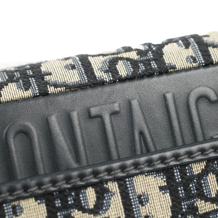 OUVALIA Luxury Edit | Dior Medium Bobby Bag Blue Oblique Jacquard Canvas