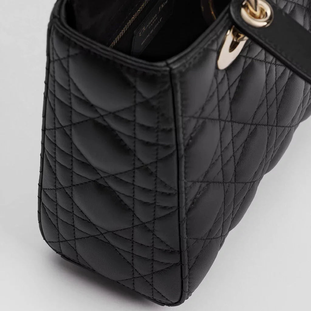 OUVALIA Luxury Edit | Dior Small Lady My ABCDior Bag Black Cannage Lambskin