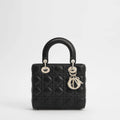 OUVALIA Luxury Edit | Dior Small Lady My ABCDior Bag Black Cannage Lambskin