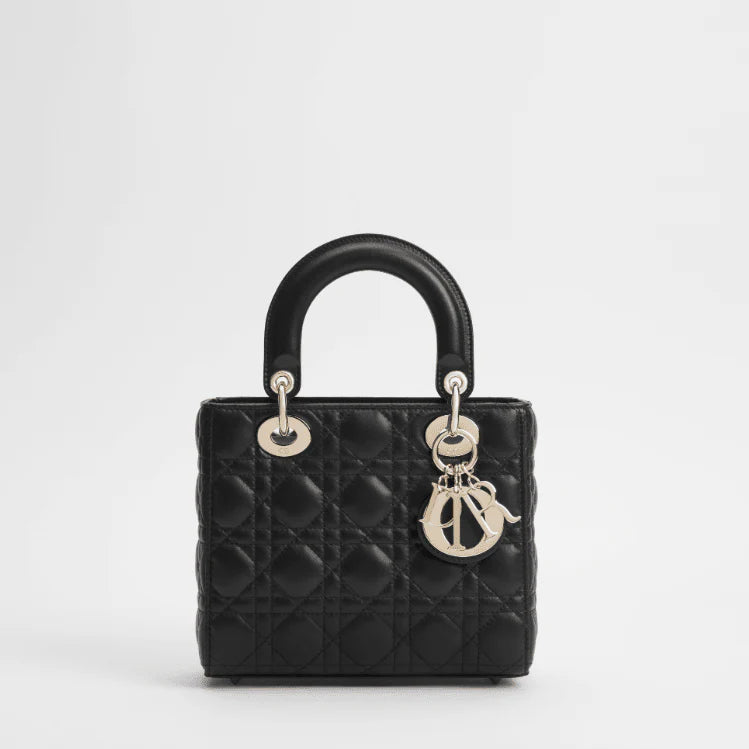 OUVALIA Luxury Edit | Dior Small Lady My ABCDior Bag Black Cannage Lambskin