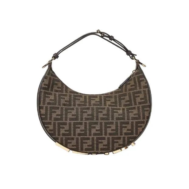 OUVALIA Luxury Edit | Fendi Graphy Brown FF Fabric Bag