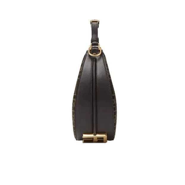 OUVALIA Luxury Edit | Fendi Graphy Brown FF Fabric Bag