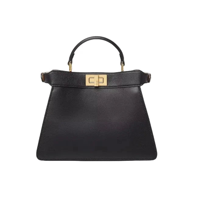 OUVALIA Luxury Edit | Fendi Peekaboo ISeeU Small Black, calf leather bag