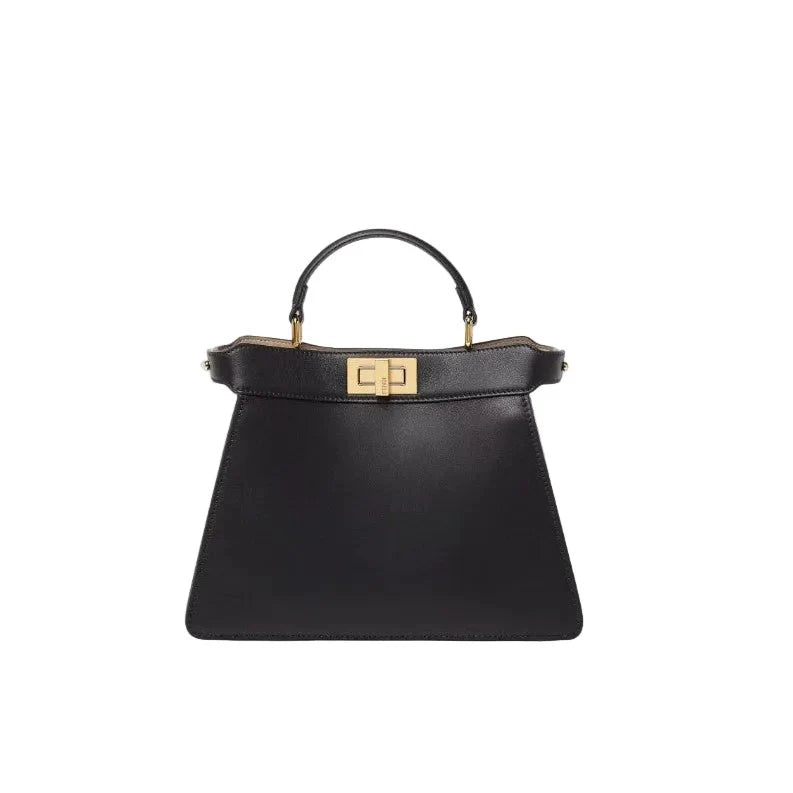 OUVALIA Luxury Edit | Fendi Peekaboo ISeeU Small Black, calf leather bag