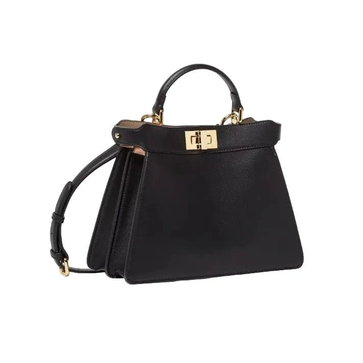 OUVALIA Luxury Edit | Fendi Peekaboo ISeeU Small Black, calf leather bag