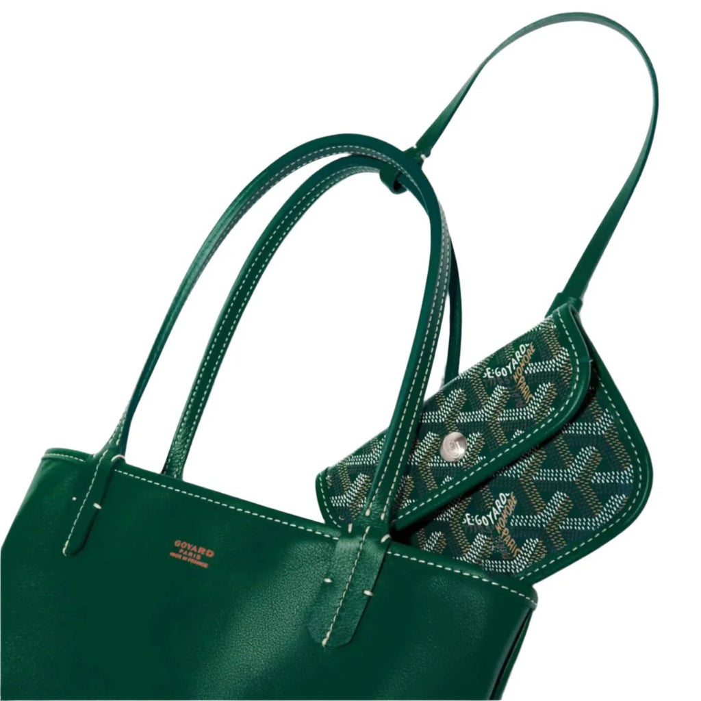 OUVALIA Luxury Edit | Goyard Reversible Small Anjou Green