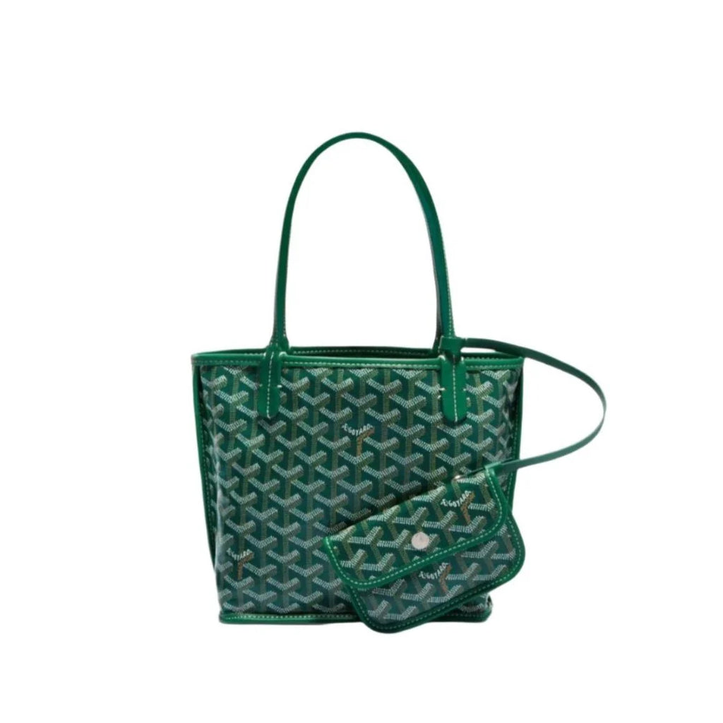OUVALIA Luxury Edit | Goyard Reversible Small Anjou Green