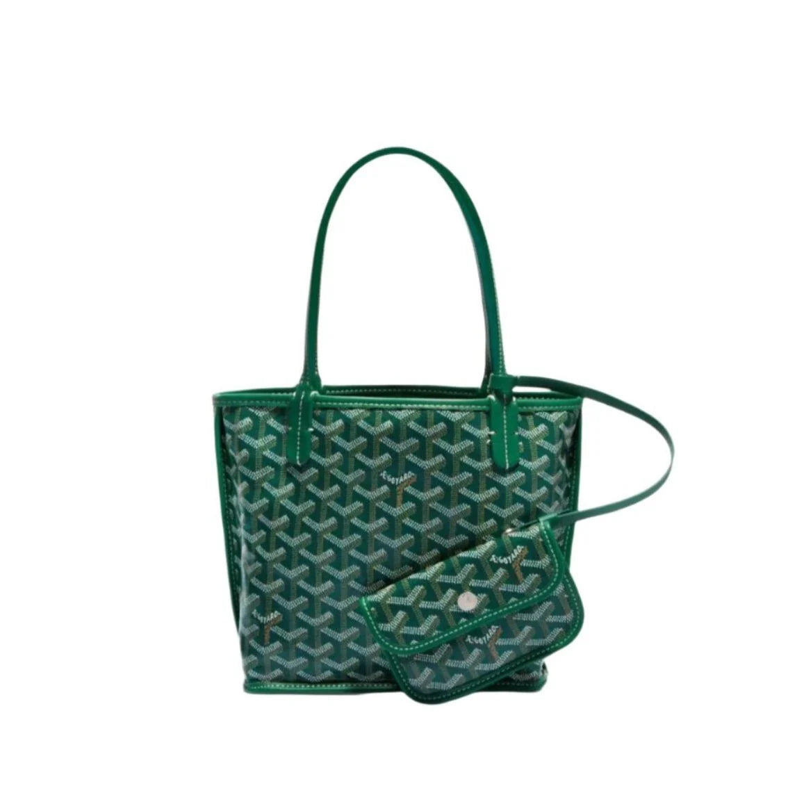 OUVALIA Luxury Edit | Goyard Reversible Small Anjou Green